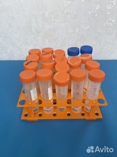 Набор пластиковых пробирок для мелочей