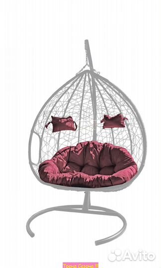 Кресло подвесное двойное Феникс арт.CN29230-мтb