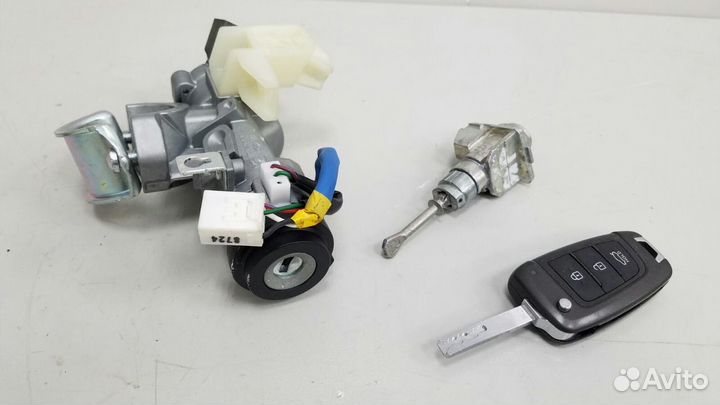 Замок зажигания с ключом Hyundai Solaris 2 HCR