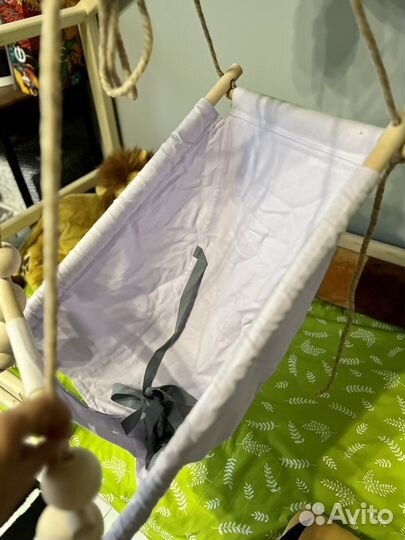 Детские подвесные качели)