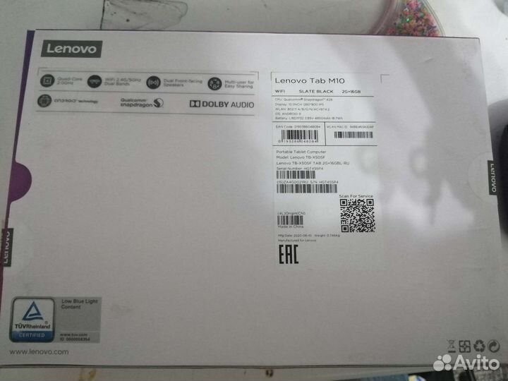 Планшет lenovo