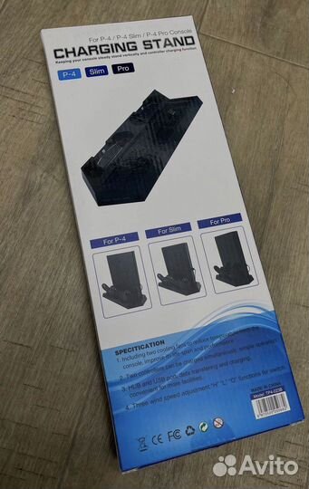 Подставка для ps4 ps5 с охлаждением оригинал