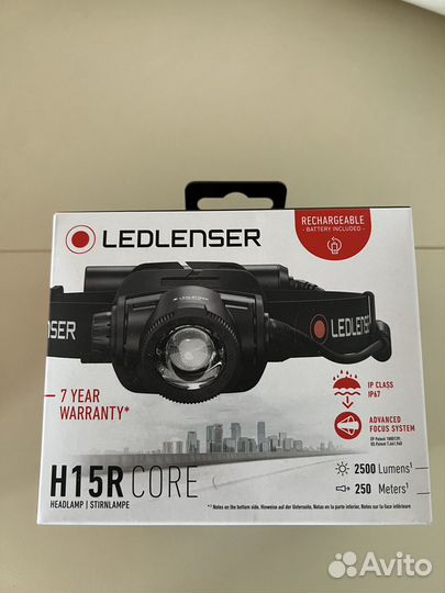 Фонарь led lenser h15
