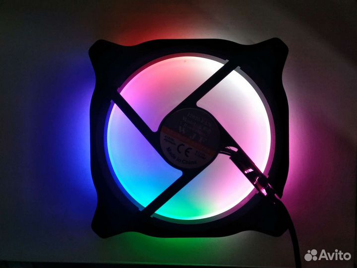 Кулер корпусной LED подсветка