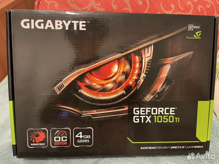 Видеокарта Gigabyte GeForce GTX 1050 Ti