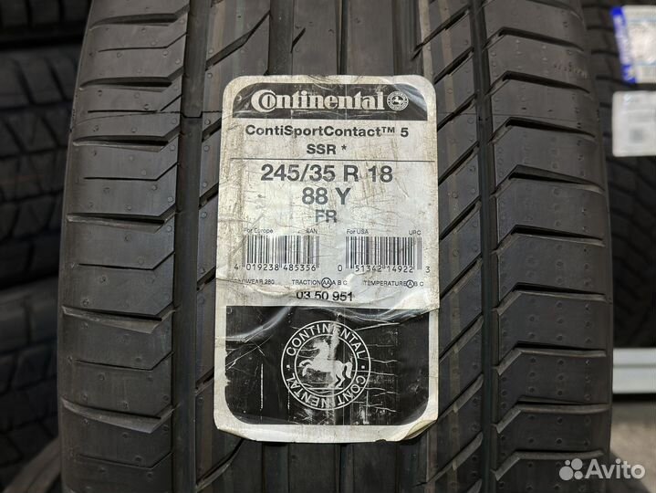 Continental ContiSportContact 5 SSR 245/35 R18 88Y