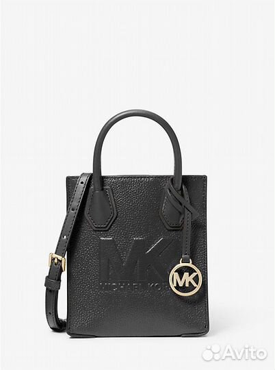Сумка Michael Kors Mercer Extra-Small Pebbled Leat