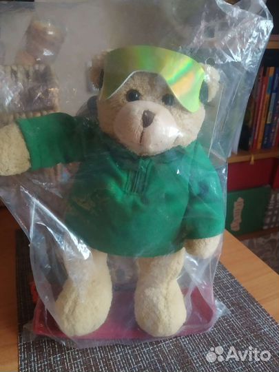 Игрушка эксклюзив Мишка Тедди на сноуборде