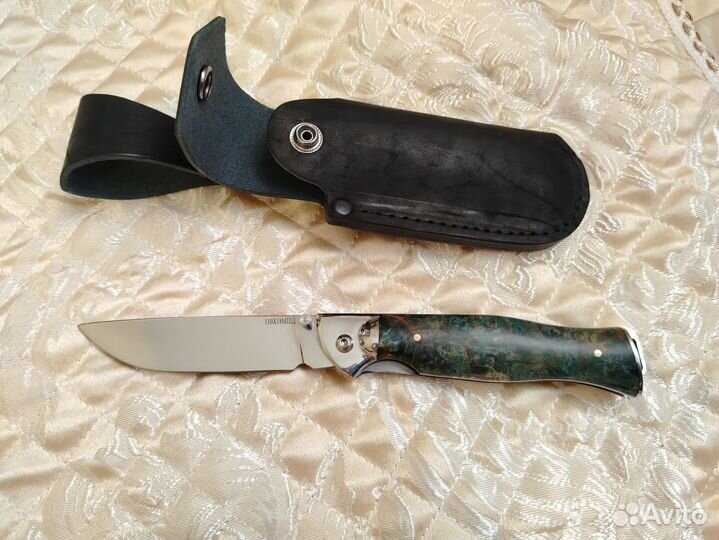 Нож складной ручной работы