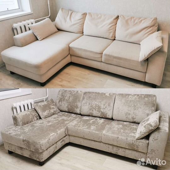 Перетяжка мебели. Фабричное качество