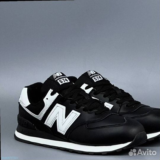 Кроссовки New Balance 574 Black (Арт.35465)