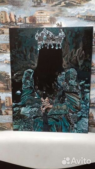 Картина в стиле гиперреализм (акрил, холст)