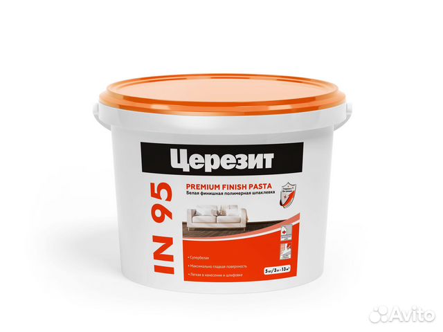 Шпаклевка финишная полимерная IN95/5кг зима Церези купить в Москве с ...