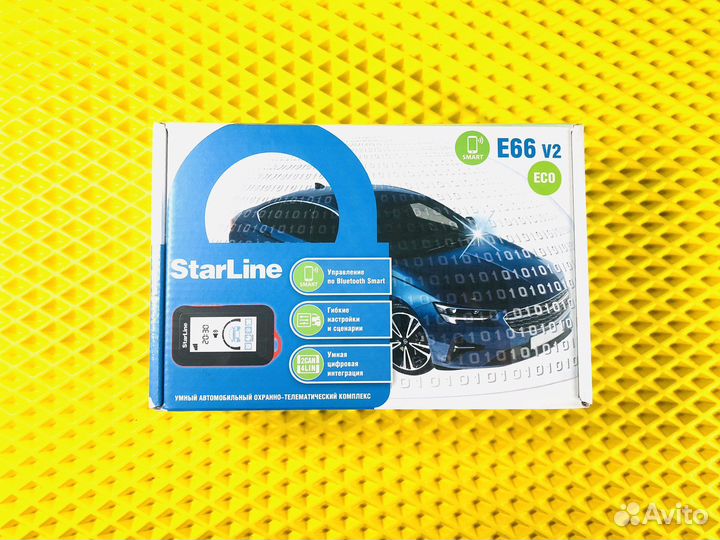 Сигнализация с автозапуском Starline E66 Eco
