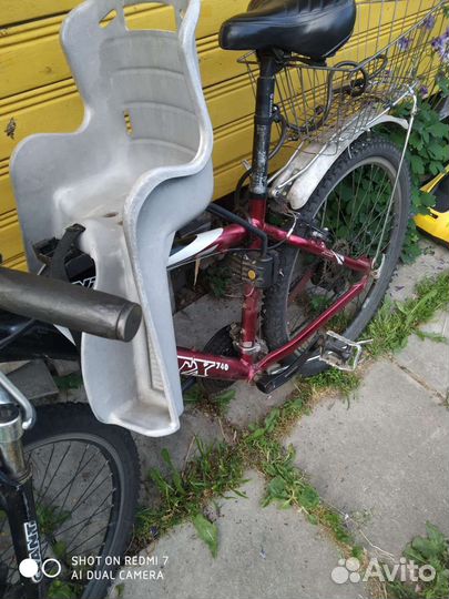 Детское велокресло на раму