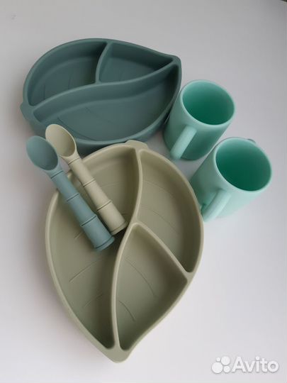 Силиконовая тарелочка+кружка в подарок