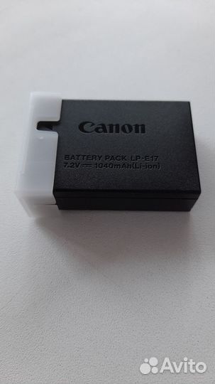Аккумулятор canon lp e17
