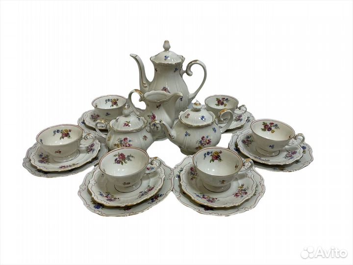 Чайный сервиз Райхенбах Reichenbach GDR
