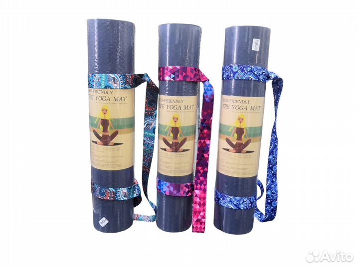 Коврик для фитнеса и йоги Eco-Friendly TPE 0.6см