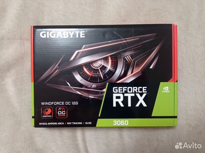 Gigabyte nvidia GeForce RTX 3060 windforce OC 12G