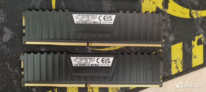Оперативная память ddr4 Corsair 3600