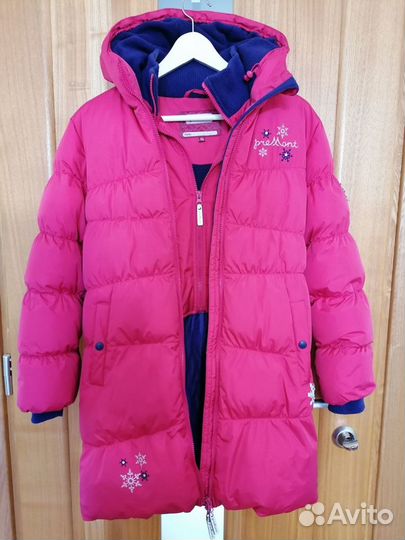 Пальто зимнее для девочки 146-152