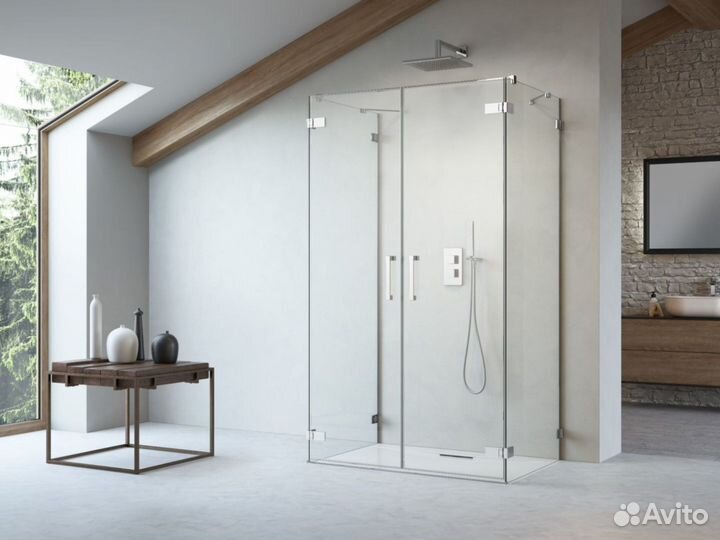 Душевая из стекла под ключ