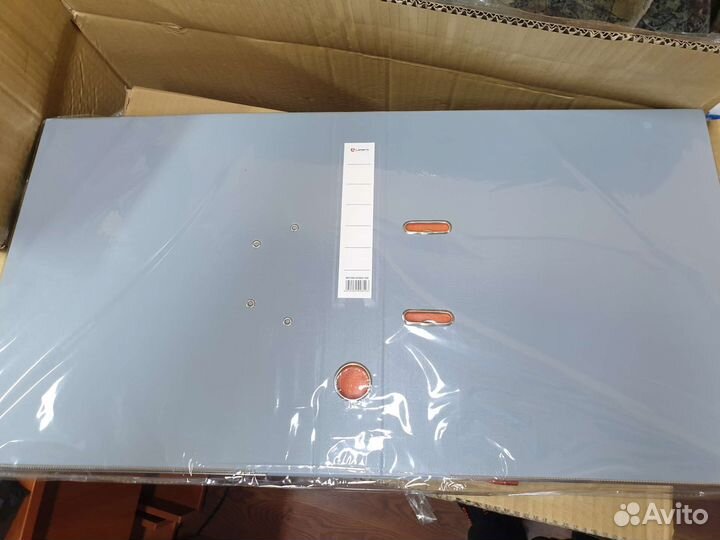 Папка регистратор серая 50мм. Новая