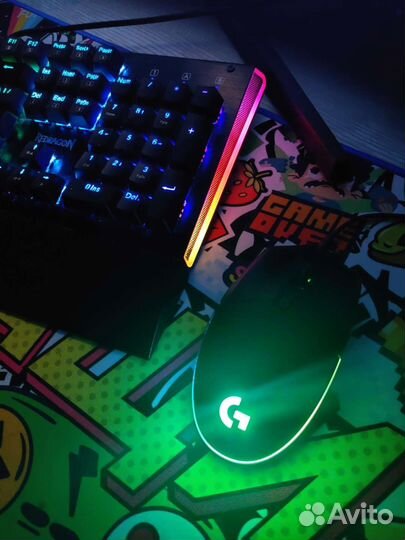 Мышь Logitech G102 lightsync