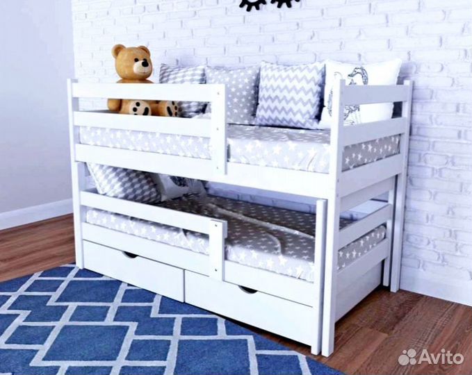 Двухярусная кровать детская