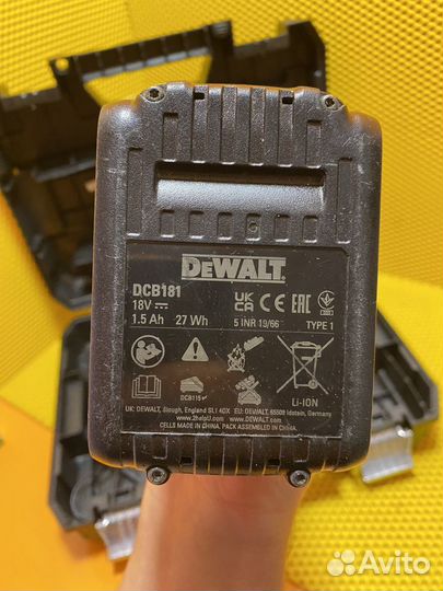 Шуруповерт dewalt 18v dsd777s2t