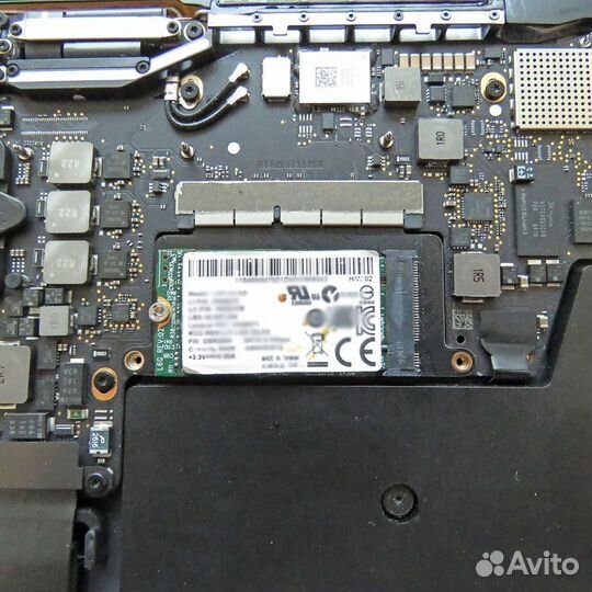 Переходник M2 NVMe SSD на Apple MacBook Pro A1708