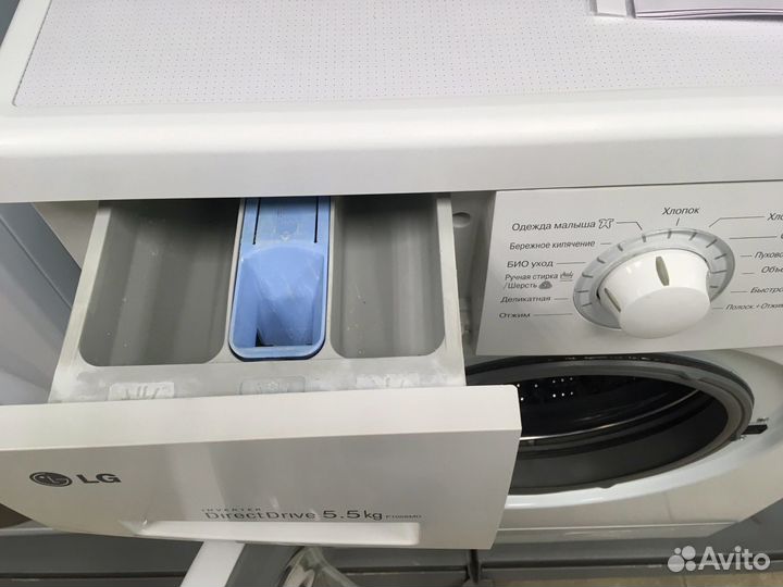 LG 5кг прямой привод, 1 год гарантии