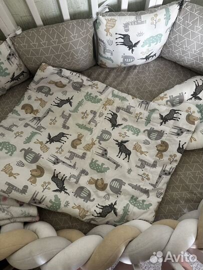 Бортики в детскую кроватку