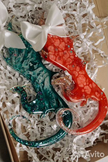 Елочные игрушки ручной работы