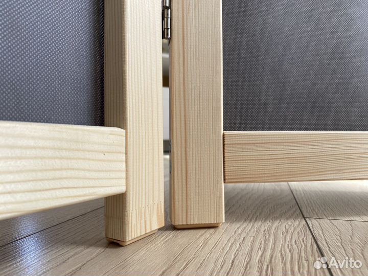 Ширма 4 створки, серая