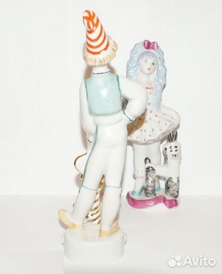 Статуэтка фарфор мальвина буратино Киев 1980-е