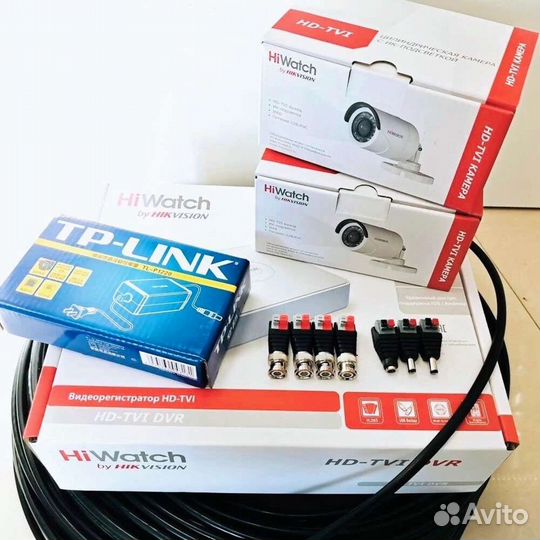 Комплект видеонаблюдения IP/TVI/Wi-Fi