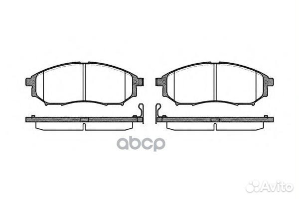 Колодки торм.пер. 2852.14 Road house
