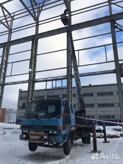 Аренда и услуги телескопической автовышки, 18 м