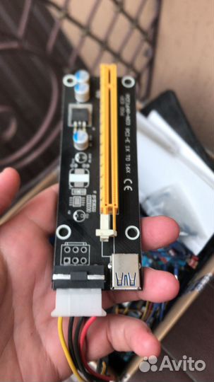 Райзер для видеокарты PCI-e x1 to x16