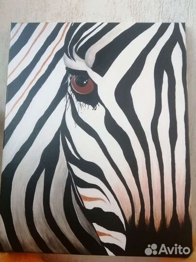 Интерьерная картина Зебра