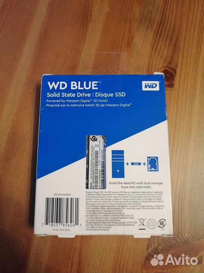 SSD WD Blue M.2 накопитель 500 гб