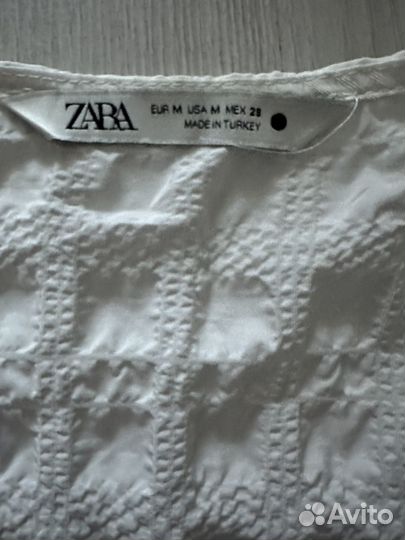 Платье рубашка zara