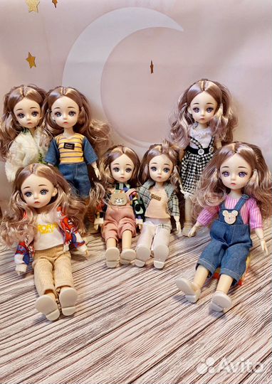 Кукла шарнирная новая 28 см