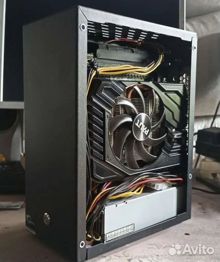 Корпус mini itx + flex atx бп