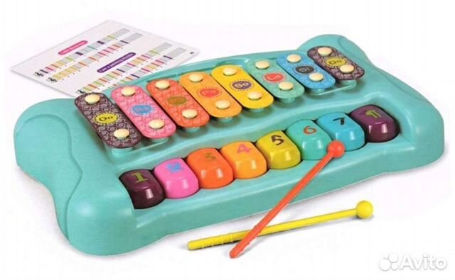 Развивающие игрушки металлофон