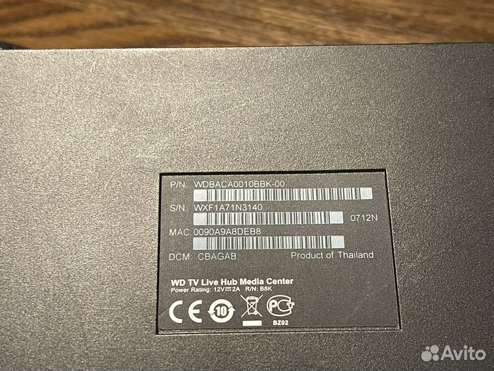 Медиаплеер WD TV live HUB 1Tb