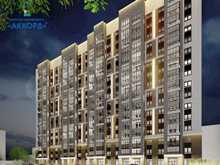 1-к. квартира, 35,2 м², 11/16 эт.