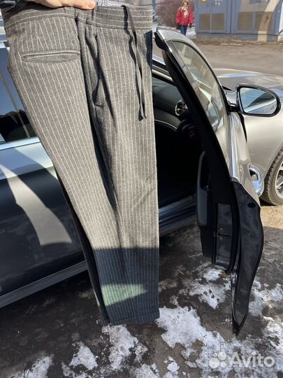 12 storeez мужские брюки шерсть